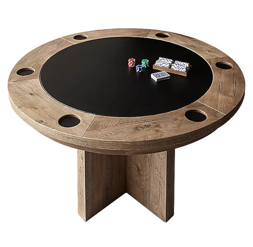 Brunswick Parsons Poker Table in Oak Finish