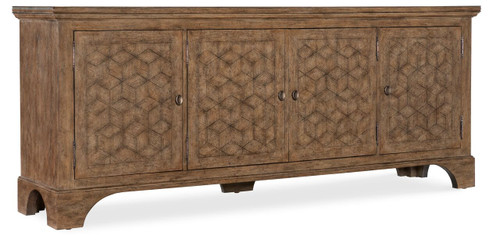 Hooker Furniture Americana Medium Wood Entertainment Credenza