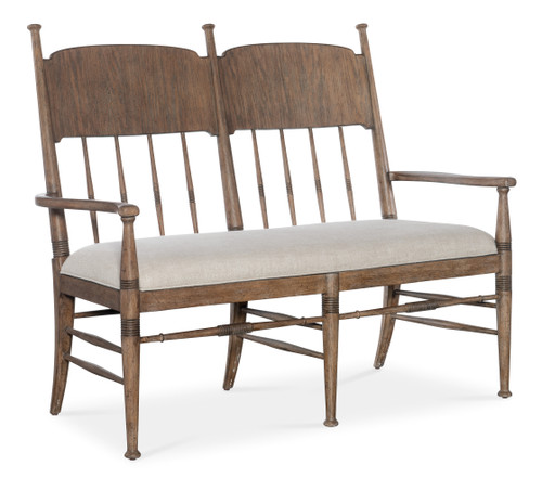 Hooker Furniture Americana Dining Medium Wood Bench