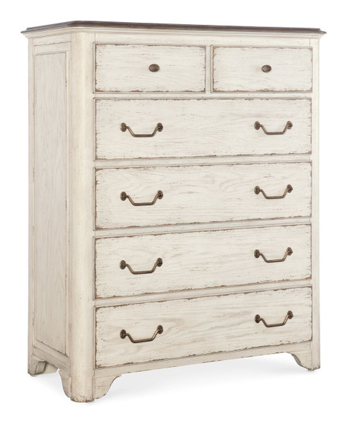 Hooker Furniture Americana Daisy Six-Drawer Two-tone Chest