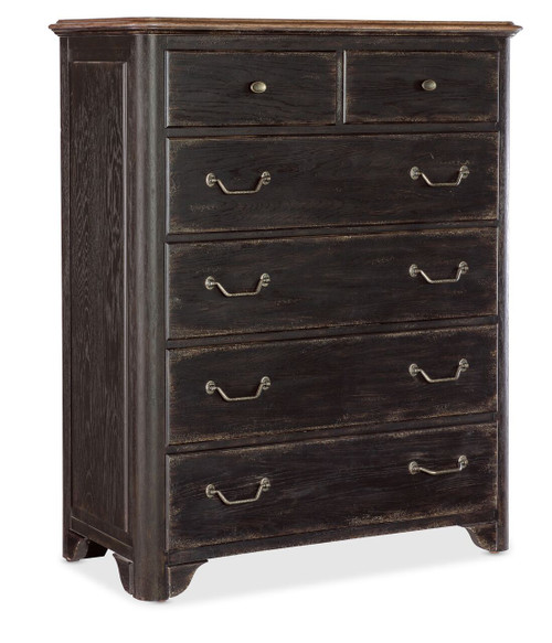 Hooker Furniture Americana Molasses Six-Drawer Two-tone Chest