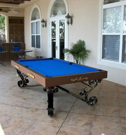 Quixote All Weather Outdoor Pool Table | Free Shipping | Sawyer Twain USA
