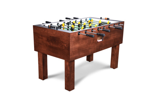 Parsons Foosball Table by Doc & Holliday x Tornado – an exclusive American-crafted masterpiece featuring custom finishes and precision-engineered design, available only at Sawyer Twain.