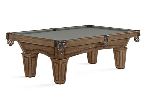 Brunswick Allenton Slate Pool Table in Rustic Dark Brown