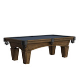 The Bearski Slate Pool Table by Nixon Billiards is shown from the front on a clean white background, highlighting its tapered legs and sleek frame. This image showcases the table’s full structure and silhouette, ideal for evaluating its timeless design and scale.