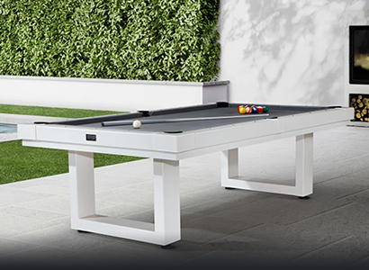 Outdoor pool tables