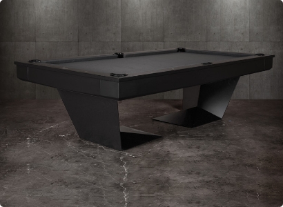 Steel pool tables