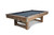 Bryant Slate Pool Table by Nixon Billiards in Weathered Natural finish, featuring a premium slate playing surface and white mahogany frame. A statement piece for your game room.