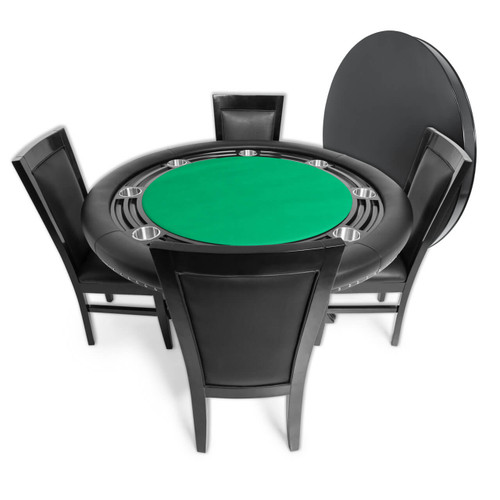 Nighthawk Premium Poker Table in Black