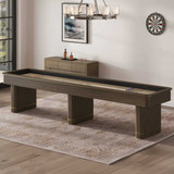 Plank & Hide Deco Shuffleboard Table in Brushed Greige