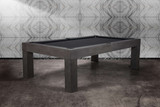 This styled ¾ angle captures the Alta Slate Pool Table in a modern interior, showcasing its Parsons-style silhouette and natural ash wood finish. The clean lines, square legs, and slate playfield are beautifully framed by soft lighting and curated surroundings, making the table the visual anchor of the space. It perfectly blends form and function, designed for those who want luxury gameplay without compromising on interior style.