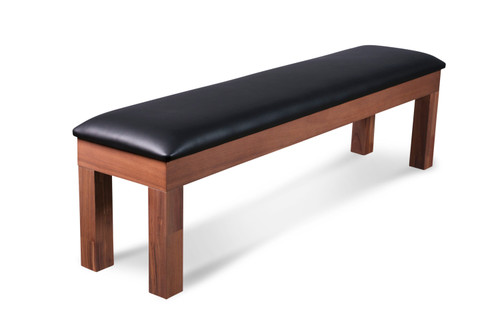 Doc & Holliday Billiards Storage Bench in a sleek, solid hardwood design. Experience organized luxury in your game room, where cues and balls stay hidden yet within easy reach.