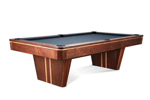 Explore the elegant Doc Holliday Preakness pool table in rich walnut finish. Perfect for adding a touch of sophistication to your game room