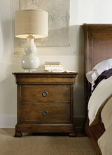 Hooker Furniture Archivist Three-Drawer Nightstand