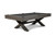 CrissyCross Charcoal Pool Table w| Dining Top Option