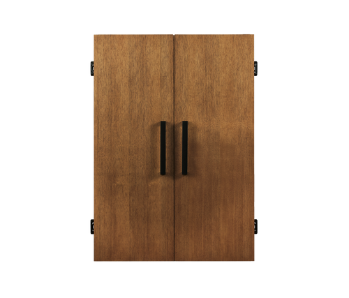 American Heritage Alta Dartboard Cabinet in Brushed Walnut