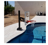 First Team HYDROCHAMP Adjustable Pool Side Basketball Hoop