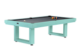 American Heritage Lanai Outdoor Pool Table in Teal