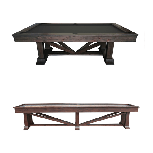 Lucas Slate Pool Table & Shuffleboard Combo | Sawyer Twain USA