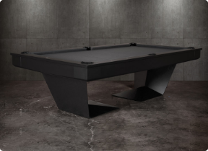 Steel pool tables
